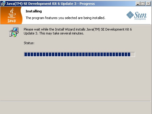 Java SE Development Kt 6 Update 3 - Progress 0.jpg
